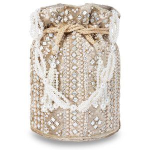 Indian Potli Bags Evening Bag Clutch Ethnic Bride Purse With T_T